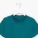 T -shirt for children, emerald color, height 116 cm