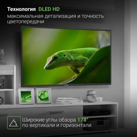 TV DIGMA DM-LED43MBB21, 43 ", 1920x1080, DVB-T/T2/C/S2, HDMI 3, USB 2-10