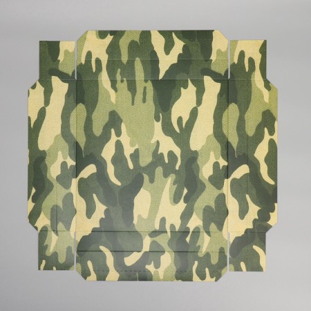 Gift folding box, packaging, “khaki”, 26 x 26 x 8 cm-5