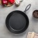 Svetnik pan, d = 26 cm, h = 6.5 cm, without a lid, anti -stick coating, black color