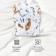 ELISTREE AMAROBABY BABY Deer sheet, size 75x125x12 cm