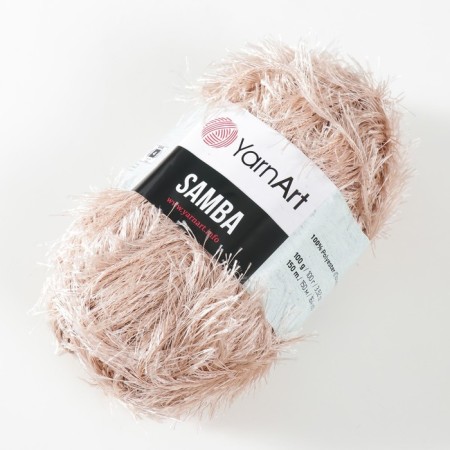 Yarn "Samba" 100% polyester 150m/100g (04 beige)-1