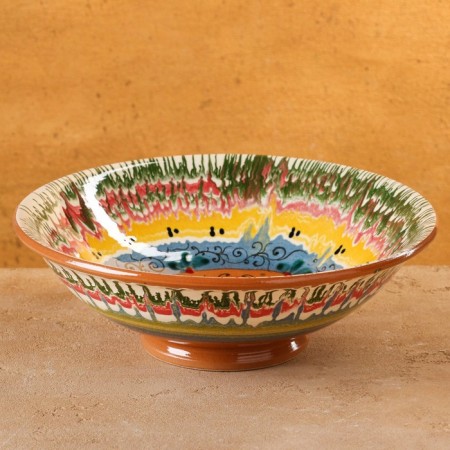 Buditsa Rishtan ceramics "Flowers", 25 cm-6