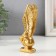 Souvenir Polystone "Angel hugs knees" gold 5x3.5x14 cm