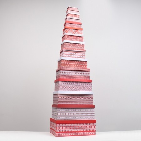 Set of gift boxes 15 in 1 Scandinavia, 46.6 x 35.2 x 17.5- 12 x 7 x 4 cm-3