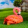 Garden figure "Flamingo Sedentary" 19x30cm
