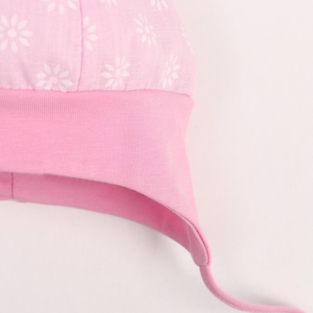 Children's hat, pink color, size 44-46-1