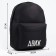Backpack school youth "Engine", 29x12x37 cm, lightning department, external pocket, black color