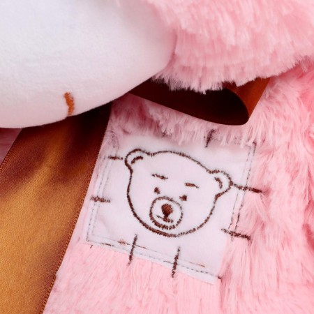 Soft toy "Bear Toptyka", pink color, 70 cm-2