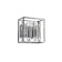 Bra Indigo, 12001/2W Chrome. 2x60W, E14, 240x155x240 mm