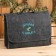 Set of bath "Male" portfolio 5 items, gray, with embroidery