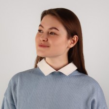 Removable collar, 43 × 5 cm, ivory color