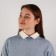 Removable collar, 43 × 5 cm, ivory color