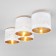 Tago chandelier, 4x60W E27, white color
