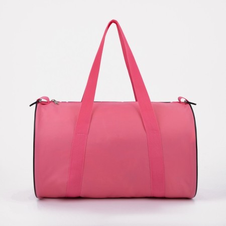 Sports bag with lightning, long belt, black/pink color-1