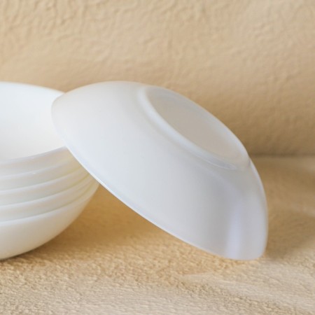 Set of saucepan luminarc diwali, 100 ml, d = 11 cm, glass ceramic, 6 pcs, white color-4