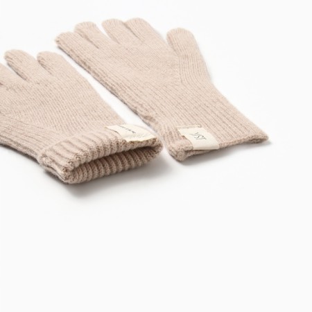 Women's gloves MIST with fingers, rr 25cm, milk-9