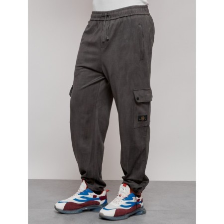 Sports pants, size 50, gray color-29