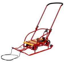 Folding sleds nikki 3, red color