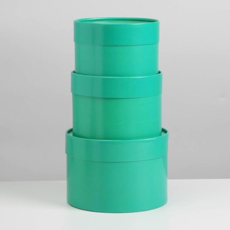 A set of hats 3 in 1 sea wave, gift packaging, 16 x 10, 14 x 9, 13 x 8.5 cm-1