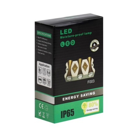 Front Fatal “Gloss”, FSD-045, 6 W, 3000K, 3 rays, IP65, 220 V, plastic, black-10