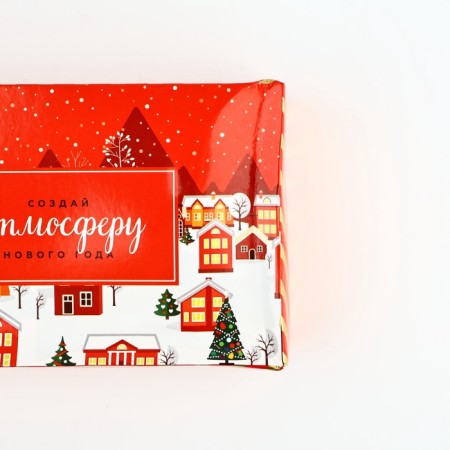 Candles in a glass with aromadiffusor New Year's “Magic New Year”, set, candles 2 pcs., Aromadiffusor 1 pc., Aroma pine-14