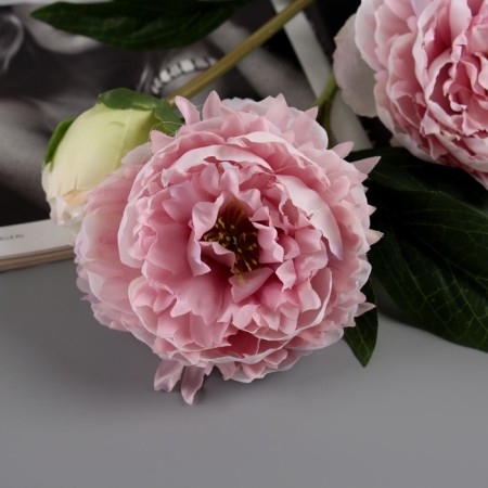 Artificial flowers "Beverly luxury" 60 cm, light pink-1