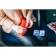 Sewing set of road, 20 items, in a folding plastic box, 7 × 6.5 × 2 cm, color mix