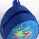 Children's backpack on the zipper "chosen", the color is blue