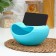 Plastic plate for seeds and nuts "PLETER", 20 × 11 cm, with a stand for the phone, color mix