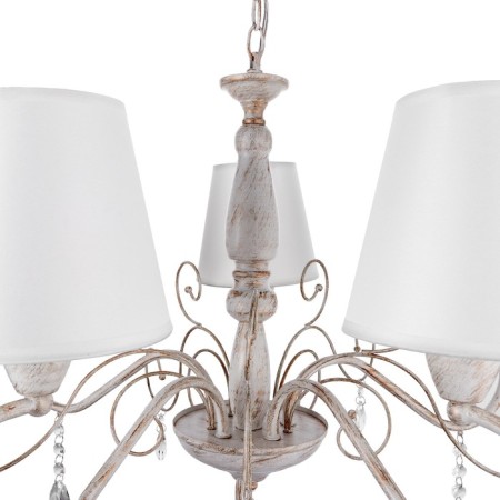 Bridget chandelier 5he14 40W patinated gold 59x59x32 cm Bayerlux-4