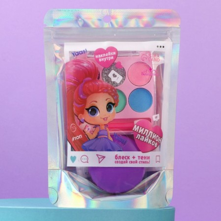 A set of children's cosmetics with stickers "Million Likes"-2