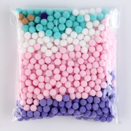 Application with pompom "Bunny" size - 20 × 20 cm, glue 30 ml-2
