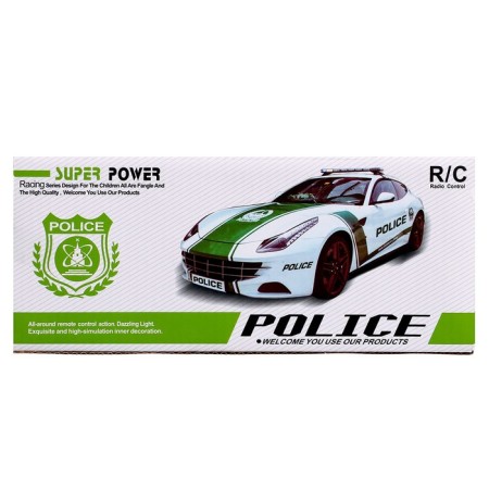 Radio controlled machine "Racing Patrol", works on batteries, lighting effects, mix-7