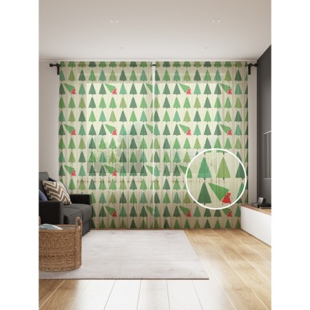 Photo "stole a Christmas tree", size 145x265 cm, 2 pcs