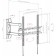 ARM Media LCD-414, up to 35 kg, 26-55 ", wall-mounted, turn and tilt, black