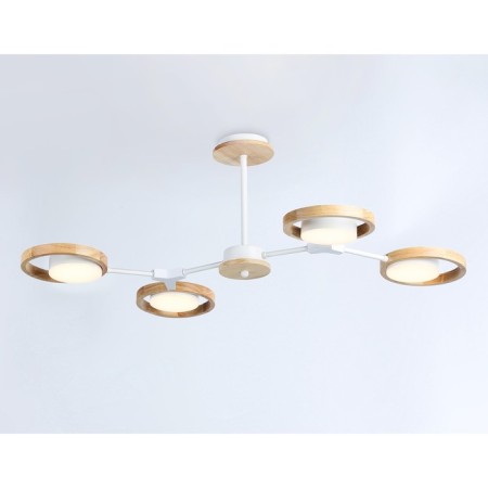 LED LED SCREED OF AMBRELLA LIGHT, LINTECH, FL51609, 4XLED, 28 W, 2100LUM, 3000-6400K, white, light tree color-2