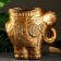 Figure Kashpo "Elephant Medium", bronze 6 l/ 35x22x35 cm