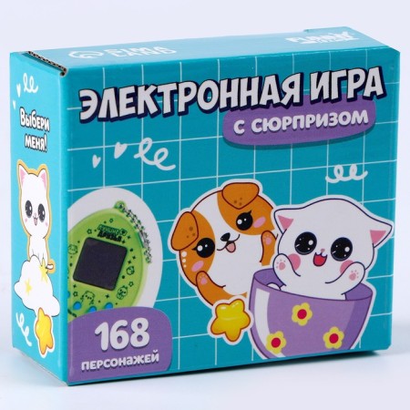Electronic game with a surprise "animals", with stickers-6