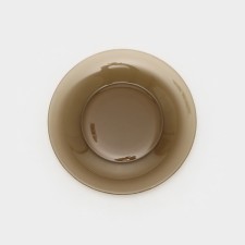 Dessert Glass Ambiente Eclips, D = 19.6 cm, brown color