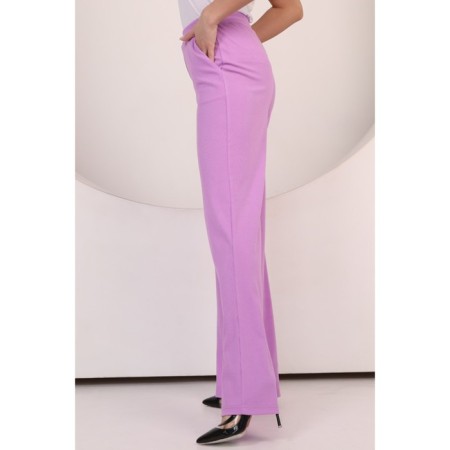 Female suit, size 54, lilac color-12