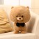 Soft toy "Dog in a butterfly", 40 cm, brown color
