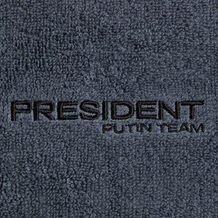 Tainted towel Putin Team 50*90 cm, col. gray, 100% cotton, 420 g/m2-2