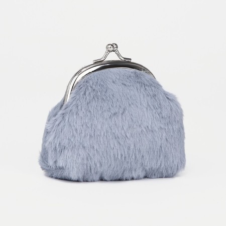 Women's wallet on farmar, gray color