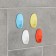 Self -adhesive hook "oval", color mix