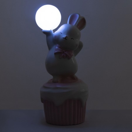 Taleshire "Bunny" Led usb pink 30x30x69cm-3