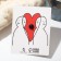 Harry icon hug, red color in ferrous metal