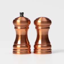 A set of mills for salt and pepper of the share, 10 × 5 × 10 cm, 2 pcs, bronze color