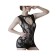 Erotic linen, dress, mesh, nylon, os, black