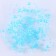 Field for decor with beads, length - 4.8 m, blue color